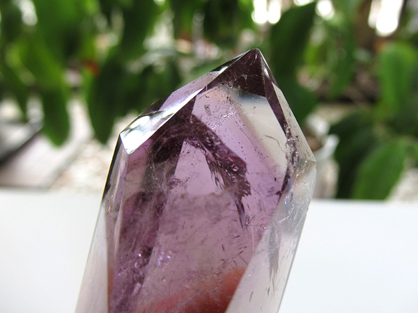 アメジストエレスチャル ポイント マダガスカル産 紫水晶