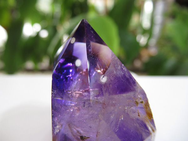 アメジストエレスチャル ポイント マダガスカル産 紫水晶