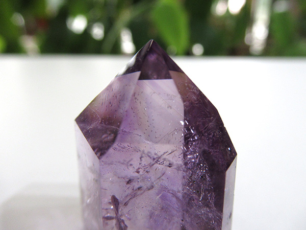 アメジストエレスチャル ポイント マダガスカル産 紫水晶