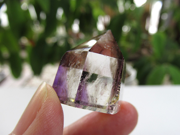 アメジストエレスチャル ポイント マダガスカル産 紫水晶