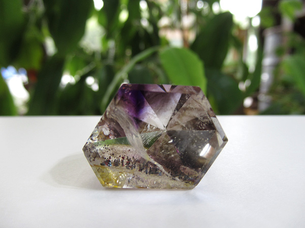 アメジストエレスチャル ポイント マダガスカル産 紫水晶