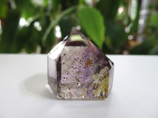 アメジストエレスチャル ポイント マダガスカル産 紫水晶