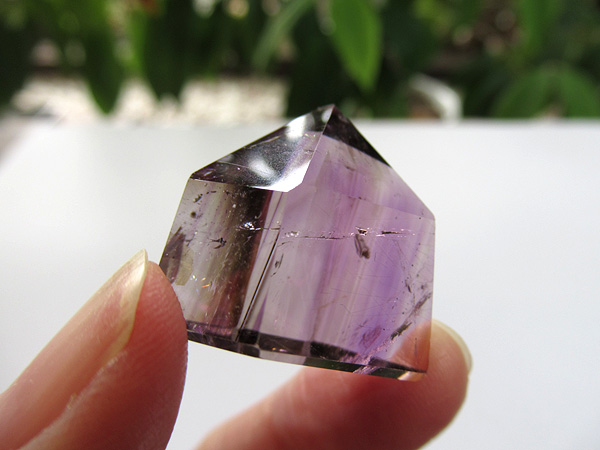 アメジストエレスチャル ポイント マダガスカル産 紫水晶