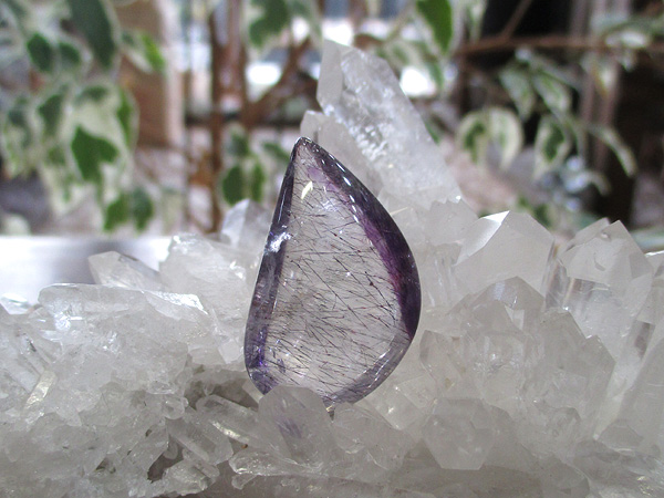 アメジストエレスチャル スーパーセブン ルース 天然石アクセサリーの通販 販売専門店 鬮石