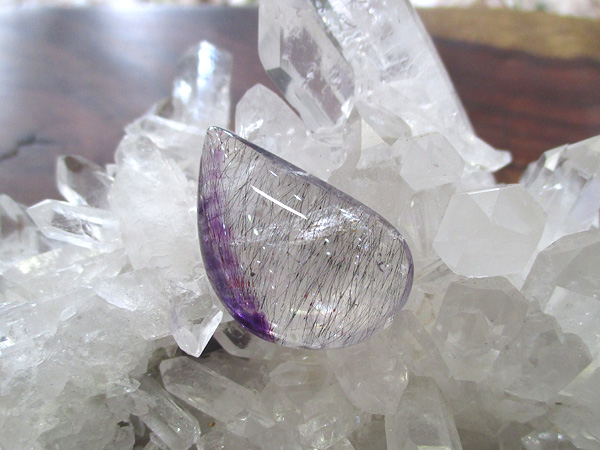 アメジストエレスチャル スーパーセブン ルース 天然石アクセサリーの通販 販売専門店 鬮石