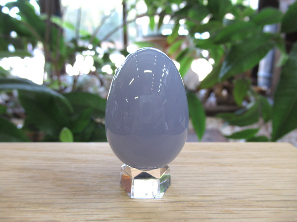 ブルーカルセドニー たまご 置石 ブルーカルセドニー 卵型 エッグ 販売 通販 | 天然石専門店【鬮石】