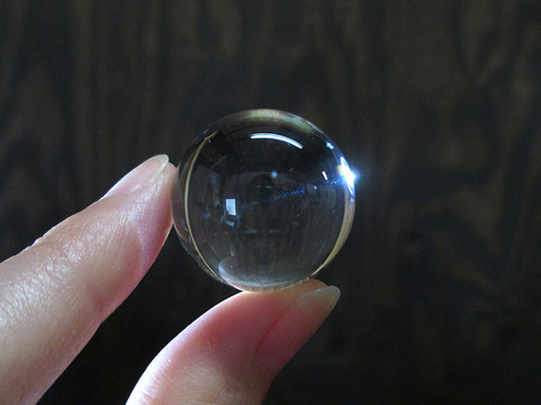 ブルースタークォーツ 水晶 丸玉 約22mm 天然専門店【鬮石