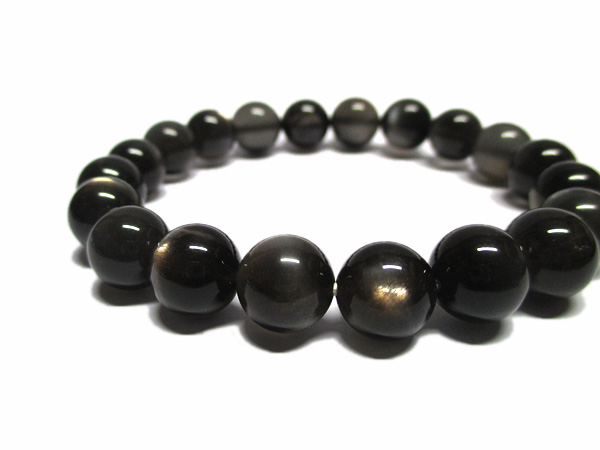 ブラックサンストーン ブレスレット 通販 最高品質 約10mm 天然石販売