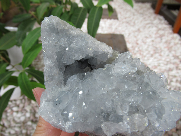 8/30まで値下☆【レア&美麗‼︎】セレスタイト原石・大型クラスター