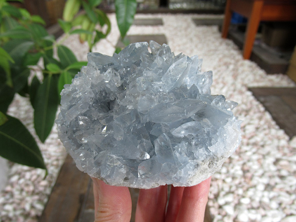 グレークォーツ 灰色水晶 クラスター スモーキー 魔除け 厄除け