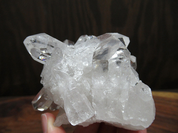 高品質 虹入りブラジルトマスゴンサガ産クラスタークリスタル