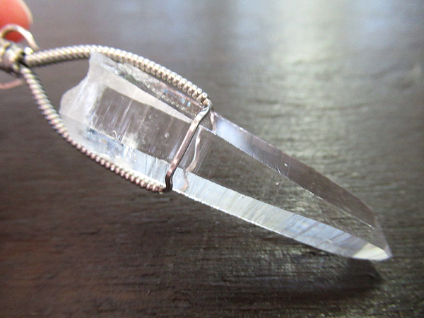 水晶 原石 【コロンビア産】 レムリアンシードクリスタル ペンダント  