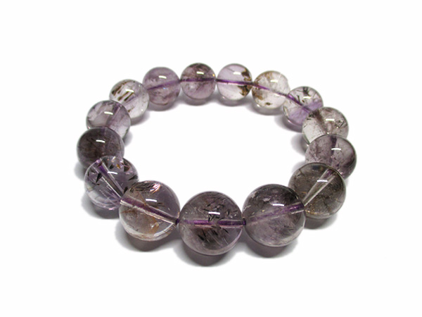 ゲーサイトインアメジストエレスチャル ブレスレット | 天然石