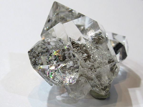 ハーキマーダイヤモンド 連結結晶 群晶 クラスター 水晶原石