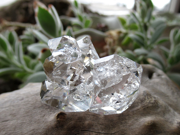 ハーキマーダイヤモンド 連結結晶 群晶 クラスター 水晶原石 | 天然石  