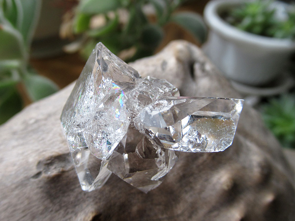 ハーキマーダイヤモンド 連結結晶 群晶 クラスター 水晶原石 | 天然石