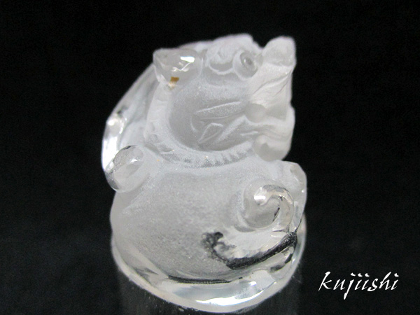 天然水晶 貔貅（ひきゅう）ヒキュウの彫刻
