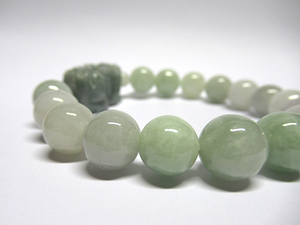 天然翡翠 ジェダイト 貔貅（ひきゅう） 彫刻 ブレスレット 販売 天然石専門店