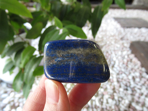 天然ラピスラズリ 磨き原石(約700g) ラピスラズリ原石 磨き 14g 天然石販売 名取貴石 天然石原石