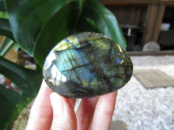 ラブラドライト フリーシェイプ 原石 タンブル 天然石