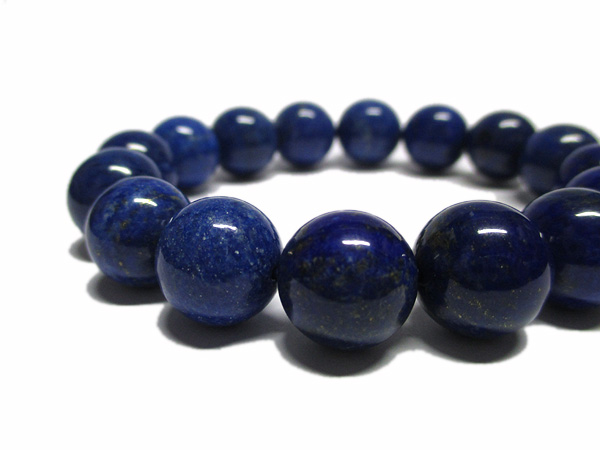 ラピスラズリ ブレスレット 約12～12.5mm 天然石アクセサリー販売専門