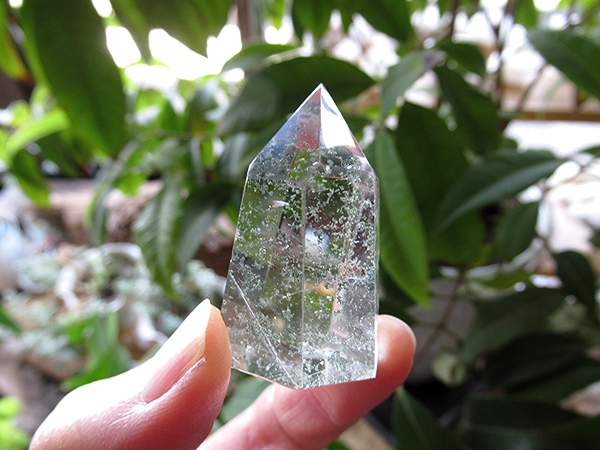 天然】グリーン ガーデン クォーツ ルース 3.1g（ガーデンクォーツ 裏  
