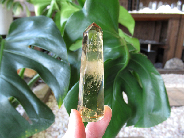 高品質 ナチュラルシトリンクォーツ ポリッシュ ポイント 黄水晶