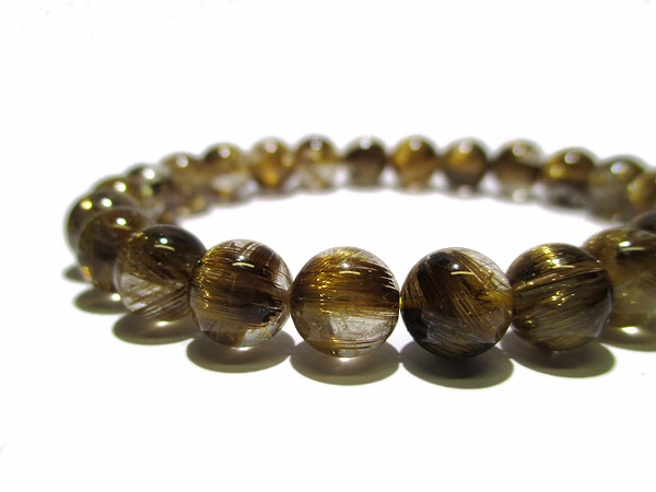 ルチルクォーツ 高品質ブレスレット 約7.5～8mm | 天然石アクセサリー