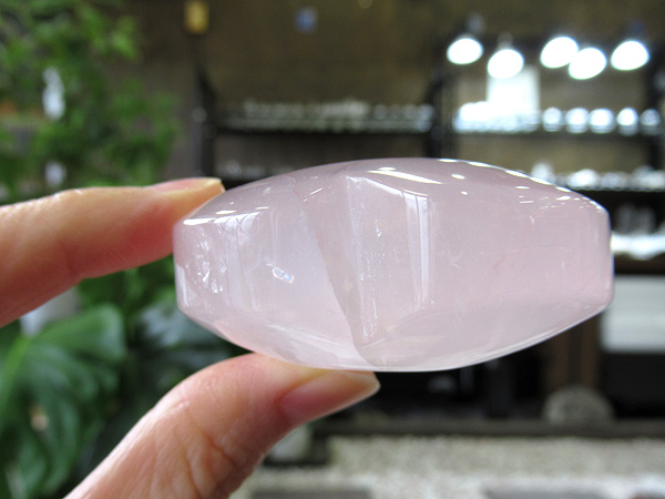 ローズクォーツ ハート 紅水晶 マダガスカル産 天然石