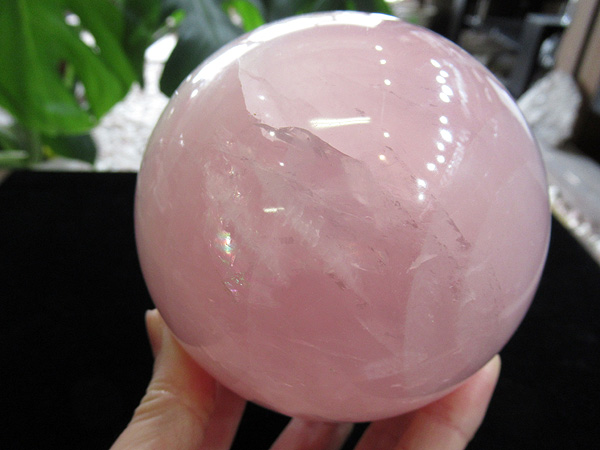 ローズクォーツ 丸玉 紅水晶 販売 | 天然石専門店 【鬮石】 