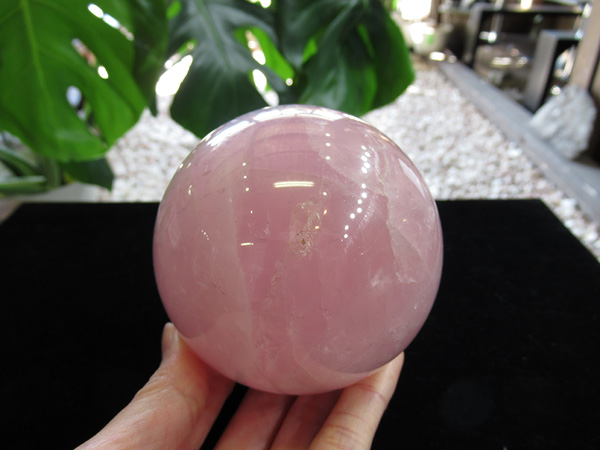 ローズクウォーツ　紅水晶　特大 ローズクォーツ 丸玉 紅水晶 販売 | 天然石専門店 【鬮石】