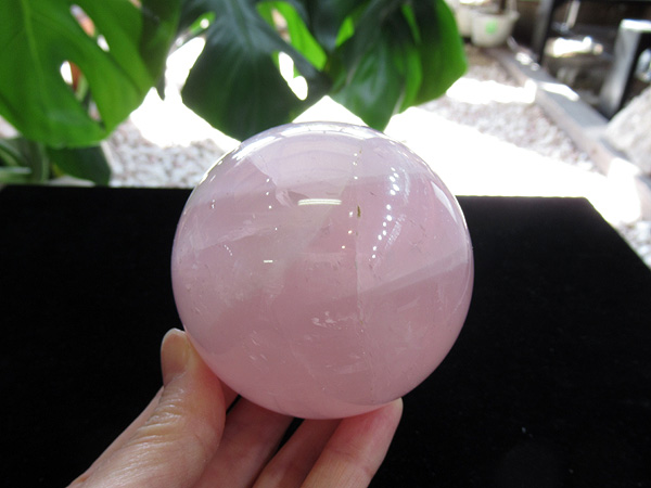 ローズクォーツ 丸玉 紅水晶 販売 | 天然石専門店 【鬮石】