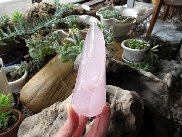 ローズクォーツ 原石ポリッシュ 紅水晶