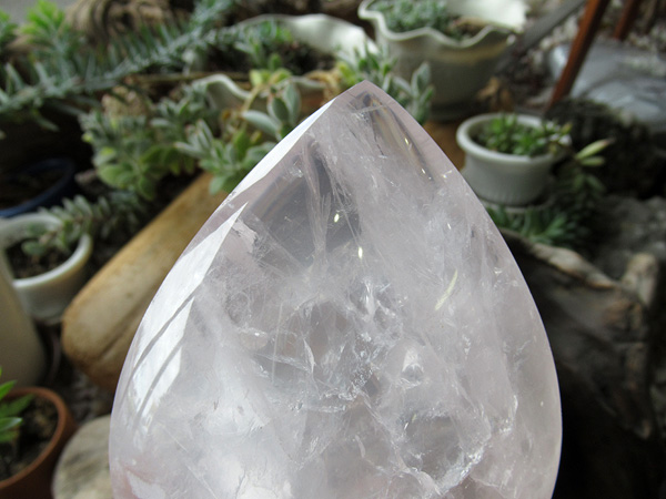 ローズクォーツ ポイント 紅水晶 | 天然石専門店 【鬮石】