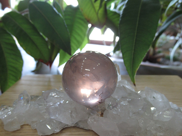 高品質 スターローズクォーツ 紅水晶 丸玉 販売 | 天然石専門店 【鬮石】