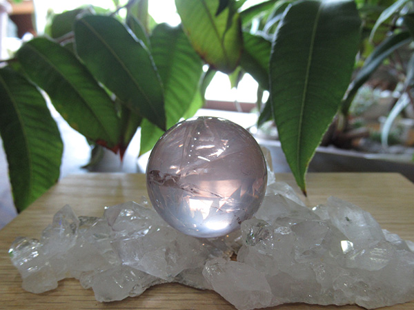 高品質 スターローズクォーツ 紅水晶 丸玉 販売 | 天然石専門店 【鬮石】