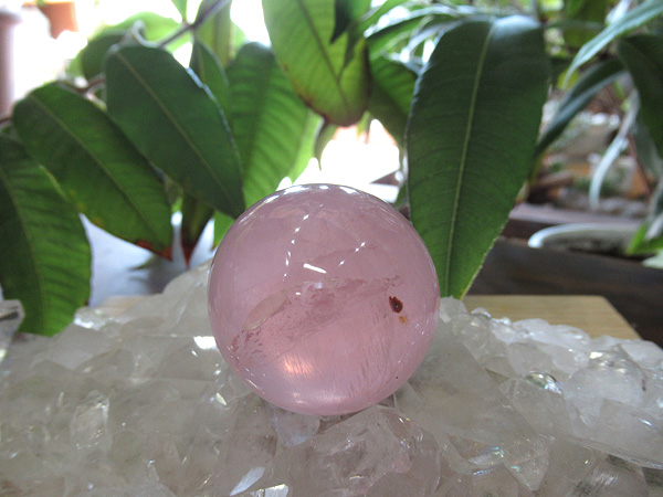 高品質 スターローズクォーツ 紅水晶 丸玉 販売 | 天然石専門店 【鬮石】 