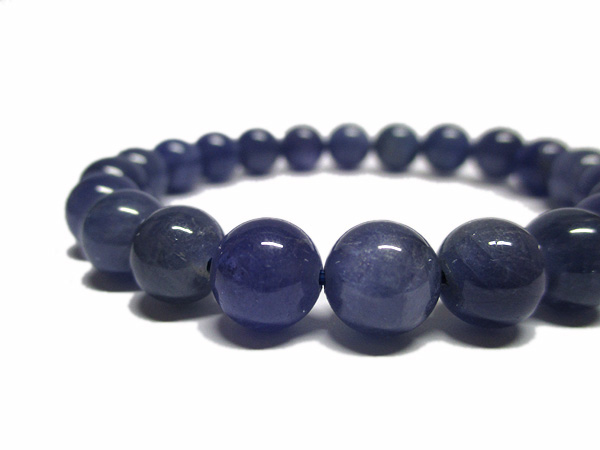 タンザナイトブレスレット 約8.5～9mm 天然石専門店【鬮石】