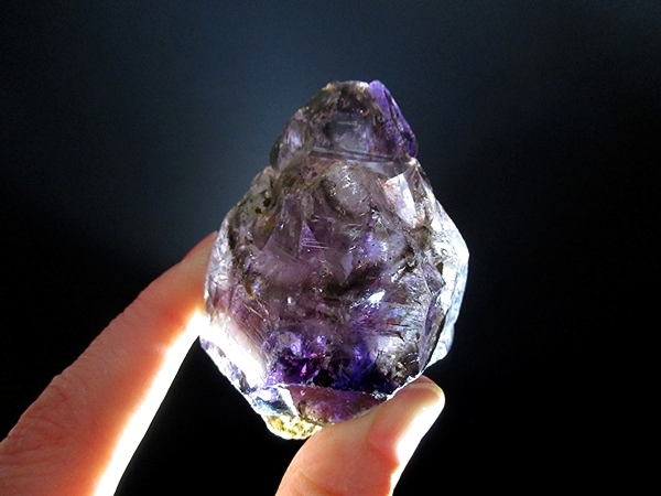 ザンビア産 アメジストエレスチャル原石