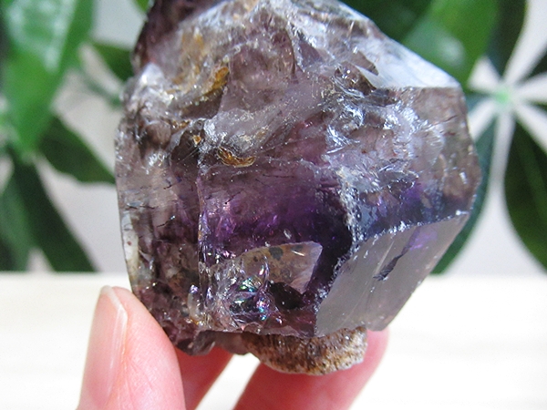ザンビア産 アメジストエレスチャル原石