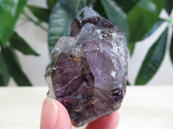 ザンビア産 アメジストエレスチャル原石