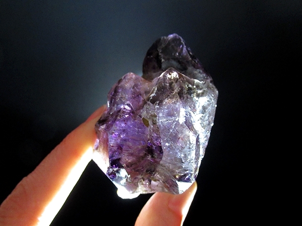 ザンビア産 アメジストエレスチャル原石