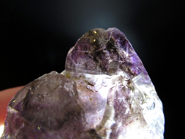 ザンビア産 アメジストエレスチャル原石
