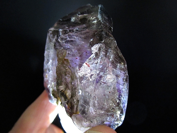 ザンビア産 アメジストエレスチャル原石
