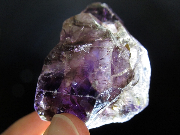 ザンビア産 アメジストエレスチャル原石