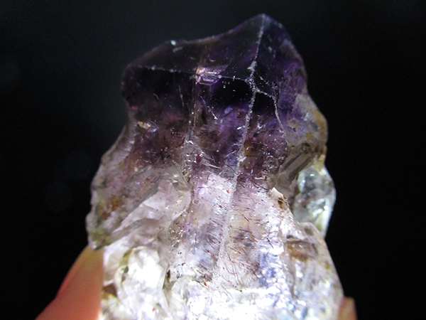 ザンビア産 アメジストエレスチャル原石