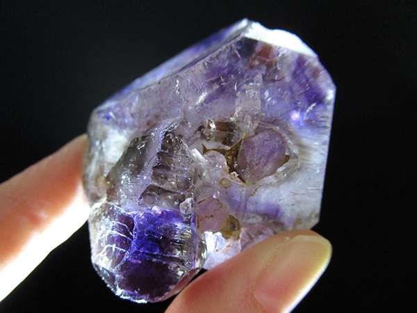 ザンビア産 アメジストエレスチャル原石