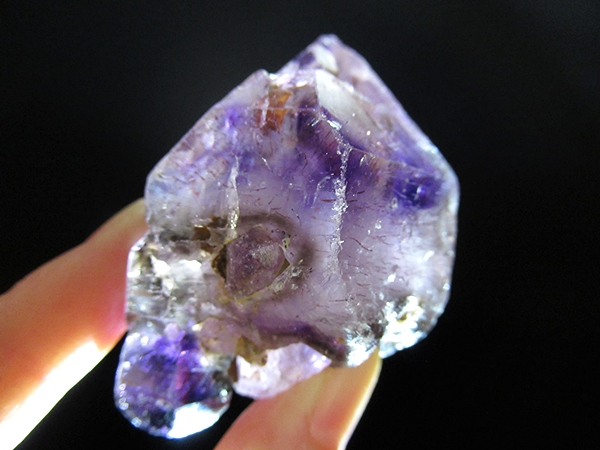 ザンビア産 アメジストエレスチャル原石