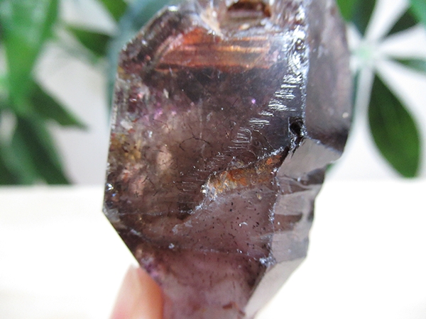 ザンビア産 アメジストエレスチャル原石