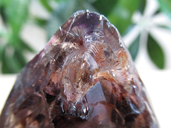 ザンビア産 アメジストエレスチャル原石